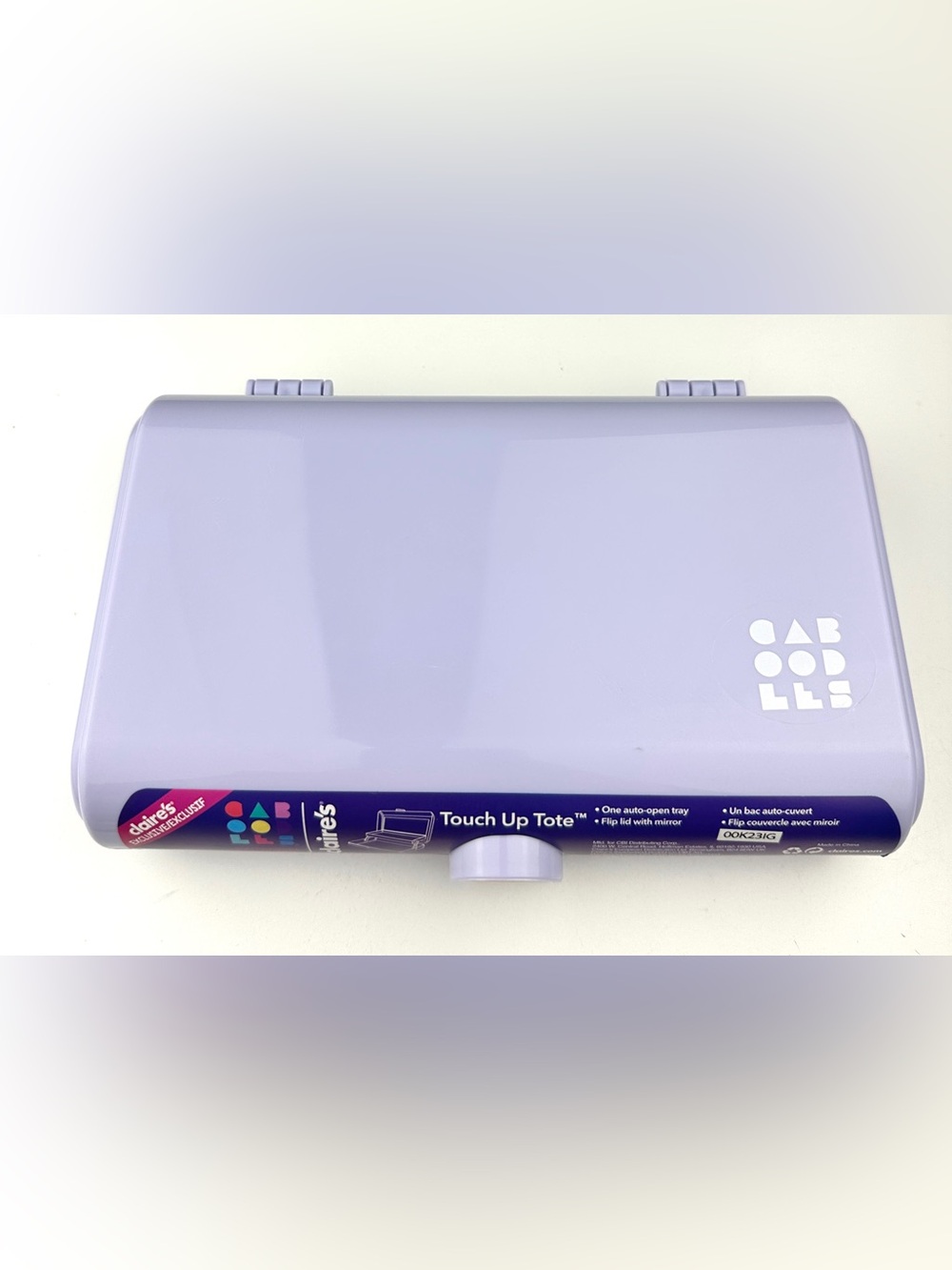 Caboodles Take It Touch-Up Tote Lavender Mirror Makeup Case Claire’s Exclusive